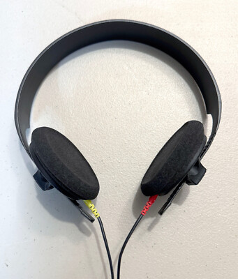Original Sennheiser HD 414 SL Black Headphones + New Ear Pads Weak Bass
