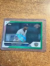 2023 Topps Pro Debut Green Foil # PD-41 Willy Vasquez 07/99 Autograph
