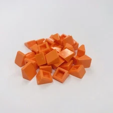 LEGO Parts 54200 Orange Slope 30 1x1x2/3 - Lot of 80 - New