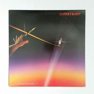 SUPERTRAMP Famous Last Words SP3732 TML LP Vinyl VG++ Cover VG+ near ++ Sleeve