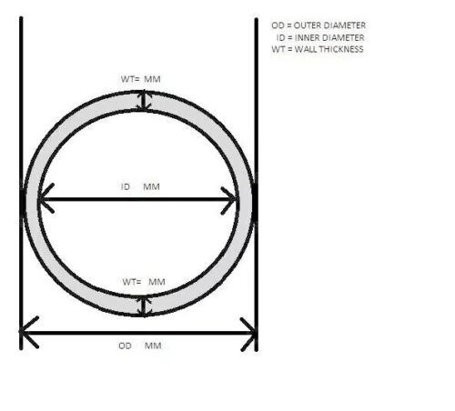 Matt 1 x OD 12mm x ID 10mm x Length 500mm 3k Carbon Fiber Tube (Roll Wrapped) - Picture 3 of 9