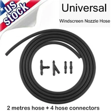 Washer Nozzle Spray Pump Hose Front & Rear Windshield Wiper Tube Headlight Pipe