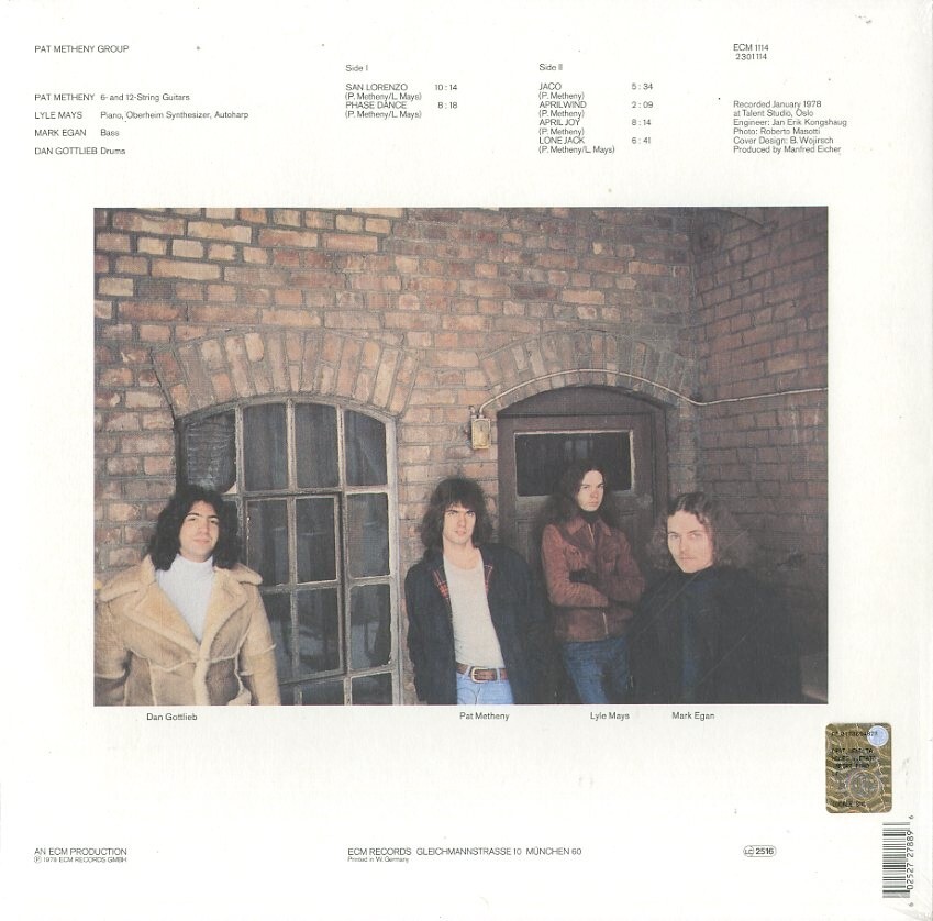 Pat Metheny Group - Pat Metheny Group (2010) LP Vinyl | eBay