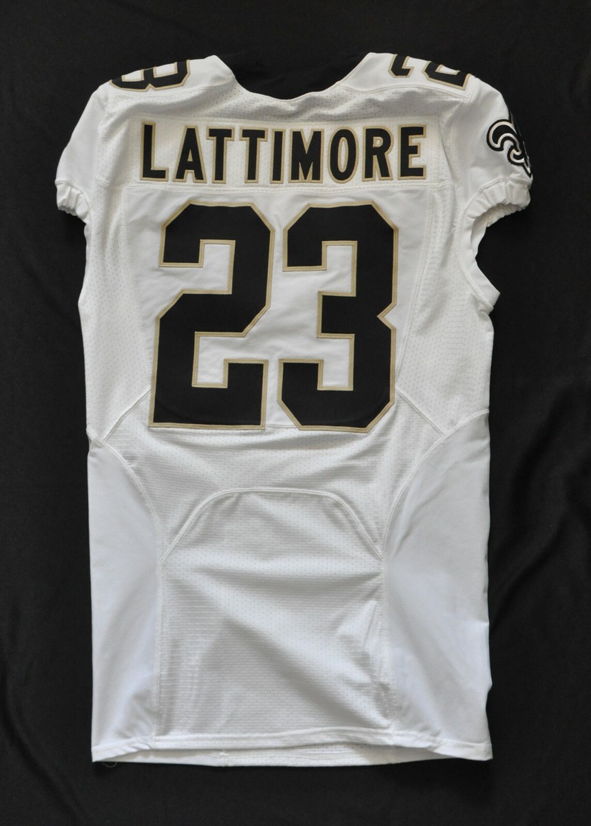 Marshon Lattimore #23 Saints Nike Jersey 2016 Team Game Issue On