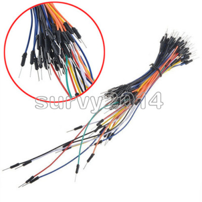 1/2/5/10 STCK. 65 Stck. Stecker auf Stecker Flexibel Lötlos Breadboard Jumper Drähte Kabel
