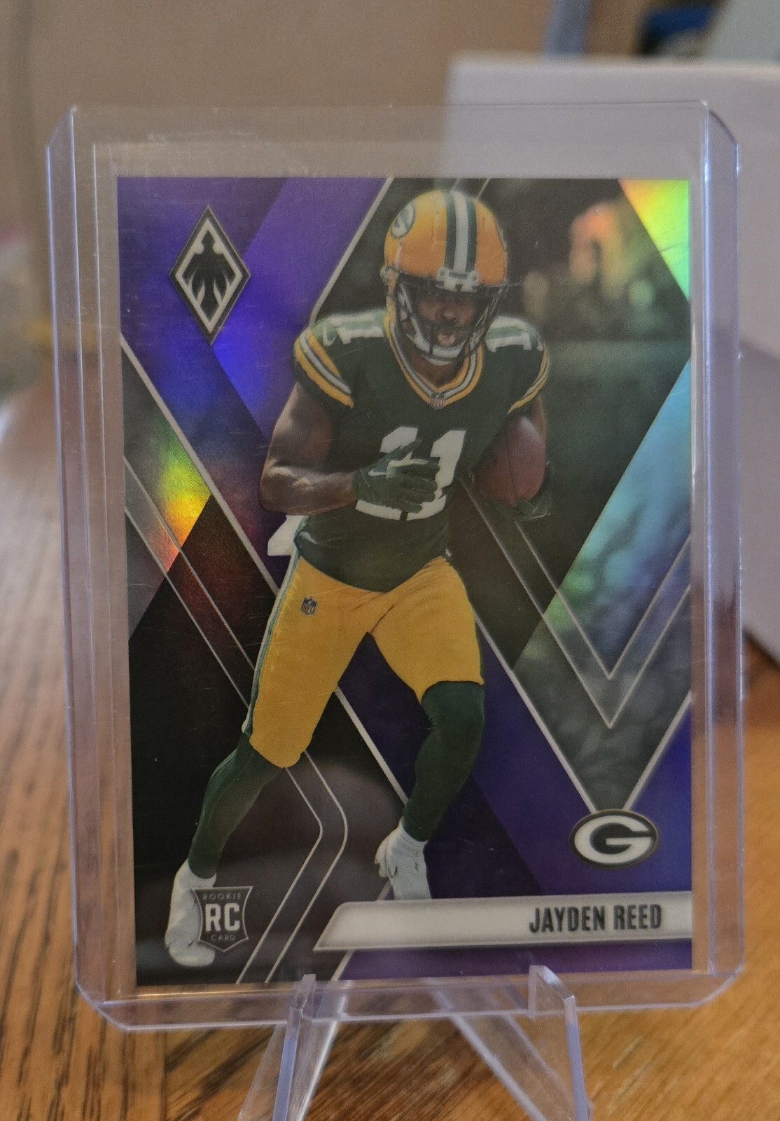 2023 Panini Phoenix - Rookies Purple #111 Jayden Reed /125 (RC)