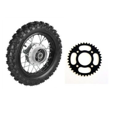 2.50-10 Dirt Bike Tire 10 Rear Wheel Rim Tire Assembly For PW50 CRF50 2.50-10 Dirt Bike Tire 10 Rear Wheel Rim Tire Assembly For PW50 CRF50