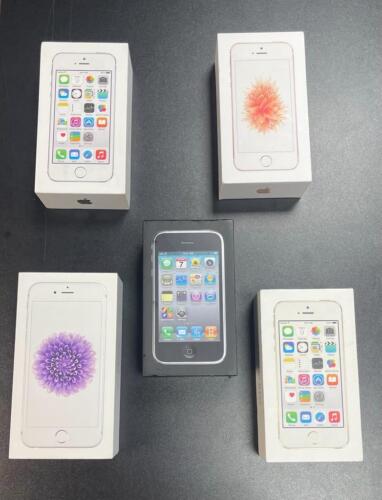 Collectible OEM iPhone Boxes. iPhone 3GS, iPhone 5S, iPhone SE, iPhone 6, 6+ - Picture 1 of 17