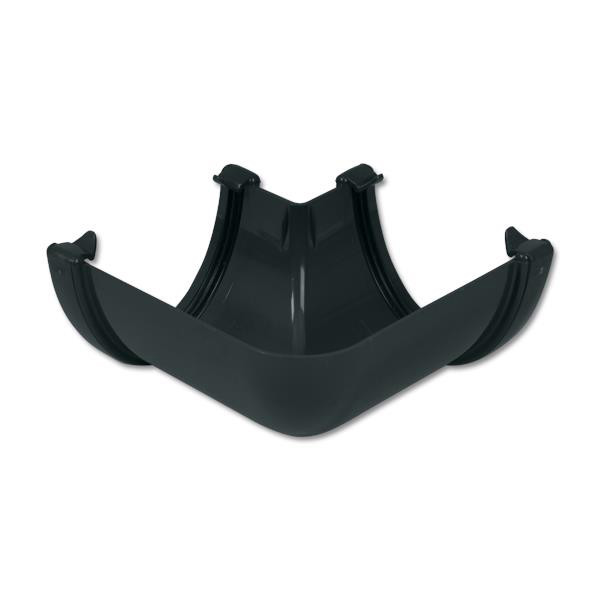 Floplast Guttering RAH1AG 115mm Hi-Cap (Deepflow) - 90* Angle - Anthracite Grey