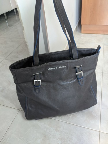 Armani jeans borse donna shopper in eco vernice con logo - Stileo.it