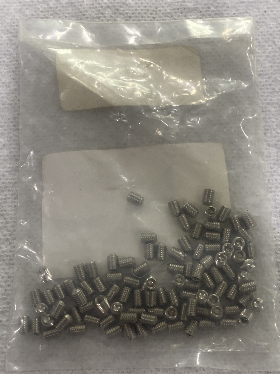 10-32 x 1/8 Socket Set Screws Allen Drive Cup Point Stainless Steel Qty 250