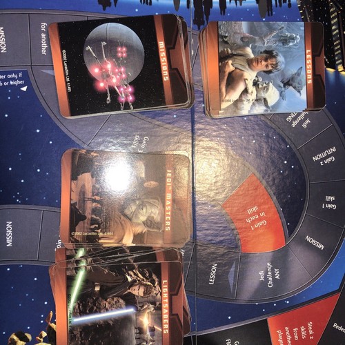 STAR WARS El Juego de la Vida Camino de un Jedi Juego de Mesa corto 2 habilidades y 2 cartas laterales oscuras - Imagen 8 de 17