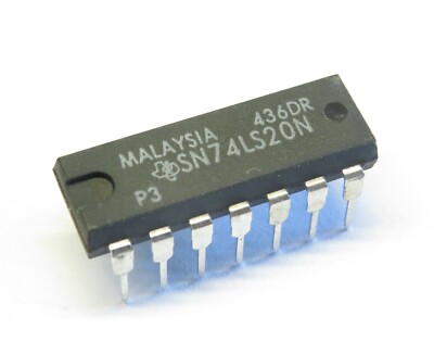 10 Stück SN74LS20N dual 4-input NAND gate, Texas Instruments
