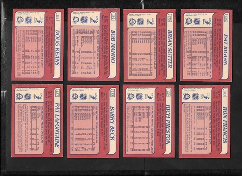 1985-86 OPC O PEE CHEE CARD 133-264 + BOX BOTTOM & TOPPS INSERT STICKER SEE LIST - Picture 7 of 369