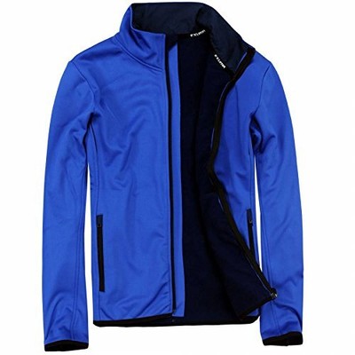 EXUMA Herren Jacke Outdoorjacke, Softshelljacke, blau, XXL