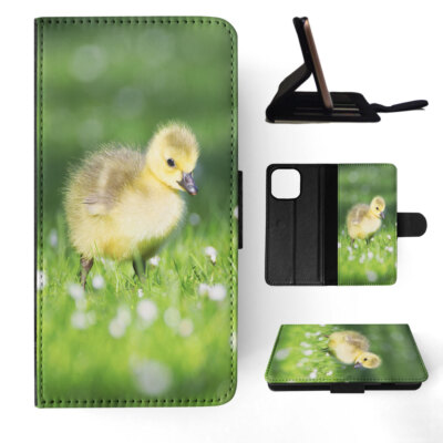 FLIP CASE FOR APPLE IPHONE|CUTE DUCKLING BABY DUCK BIRD #11