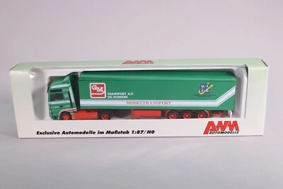 LE2724 AWM AMW AUTOMODELLE 7141 01 Ho 1:87 Man TGA semi remorque Mobeltransport - Photo 1/4