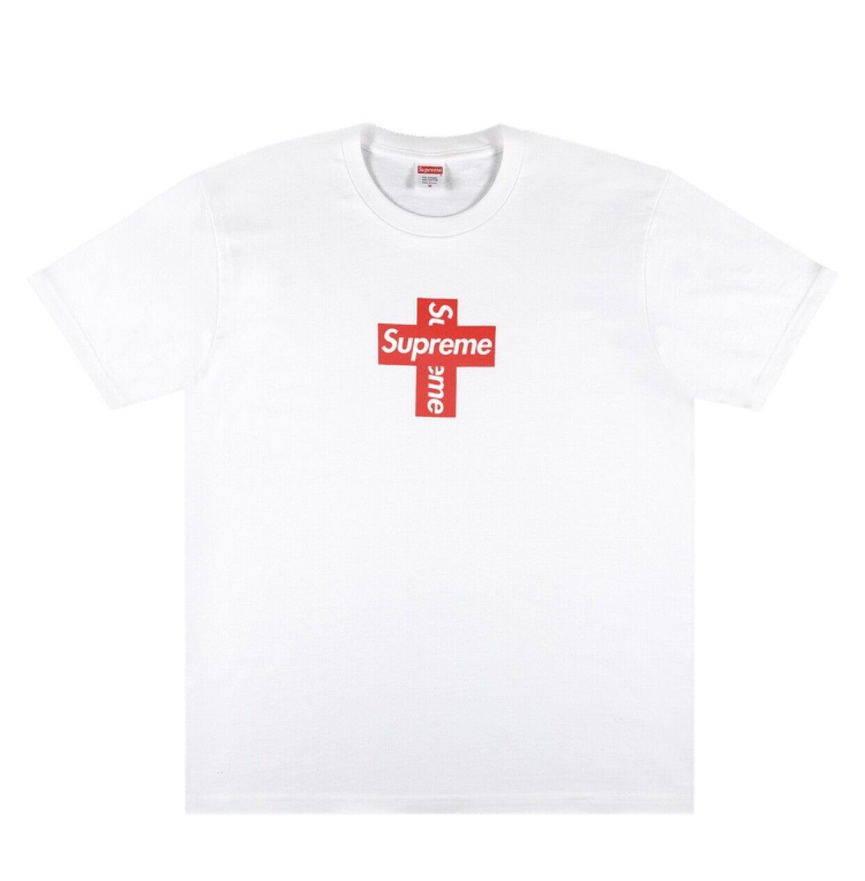 Supreme Cross Box Logo Tee FW20 White Size SMALL Ready To ...