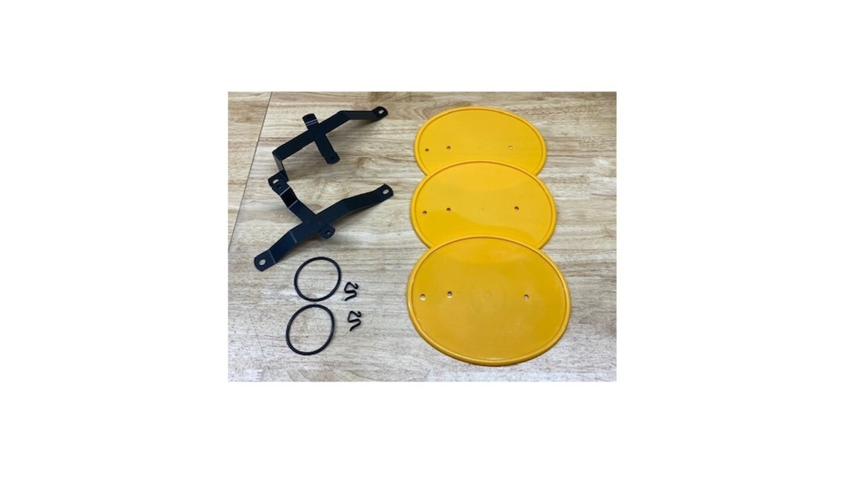 HONDA Z50 Z50R YELLOW NUMBER PLATE KIT 1979 - 1987 New TB Parts Z