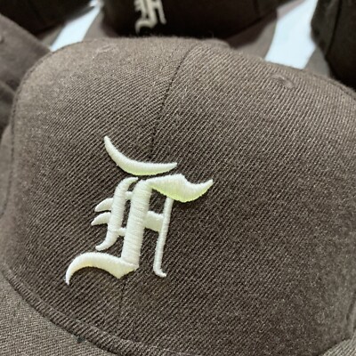 NEW ERA × FEAR OF GOD 7 3/8- キャップ New Era Exclusive Brown Fear Of God Fitted sz 7 7/8 | eBay
