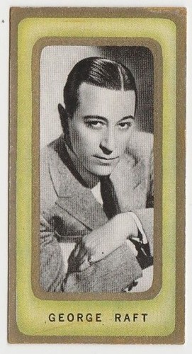 George Raft 1938 Carreras Film Favourites Tobacco Card #3 | eBay