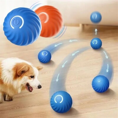 Smart Bouncing Ball Small Dog Cat Toy Ball Electric Intelligent Jumping Pet Ball