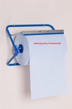 Wandhalterung blau für Putztücher bis 40cm Putztuchrollenhalter Putztuch