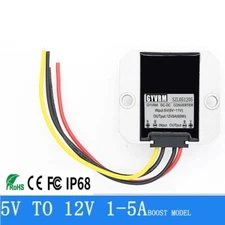 5V to 12V DC DC Boost Converter 1A 2A 3A 4A 5A Step-Up 6-12V Power Module 60W