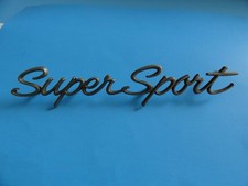 1965-66 Chevy Impala Super Sport Metal Fender Emblem Factory Original 3866070