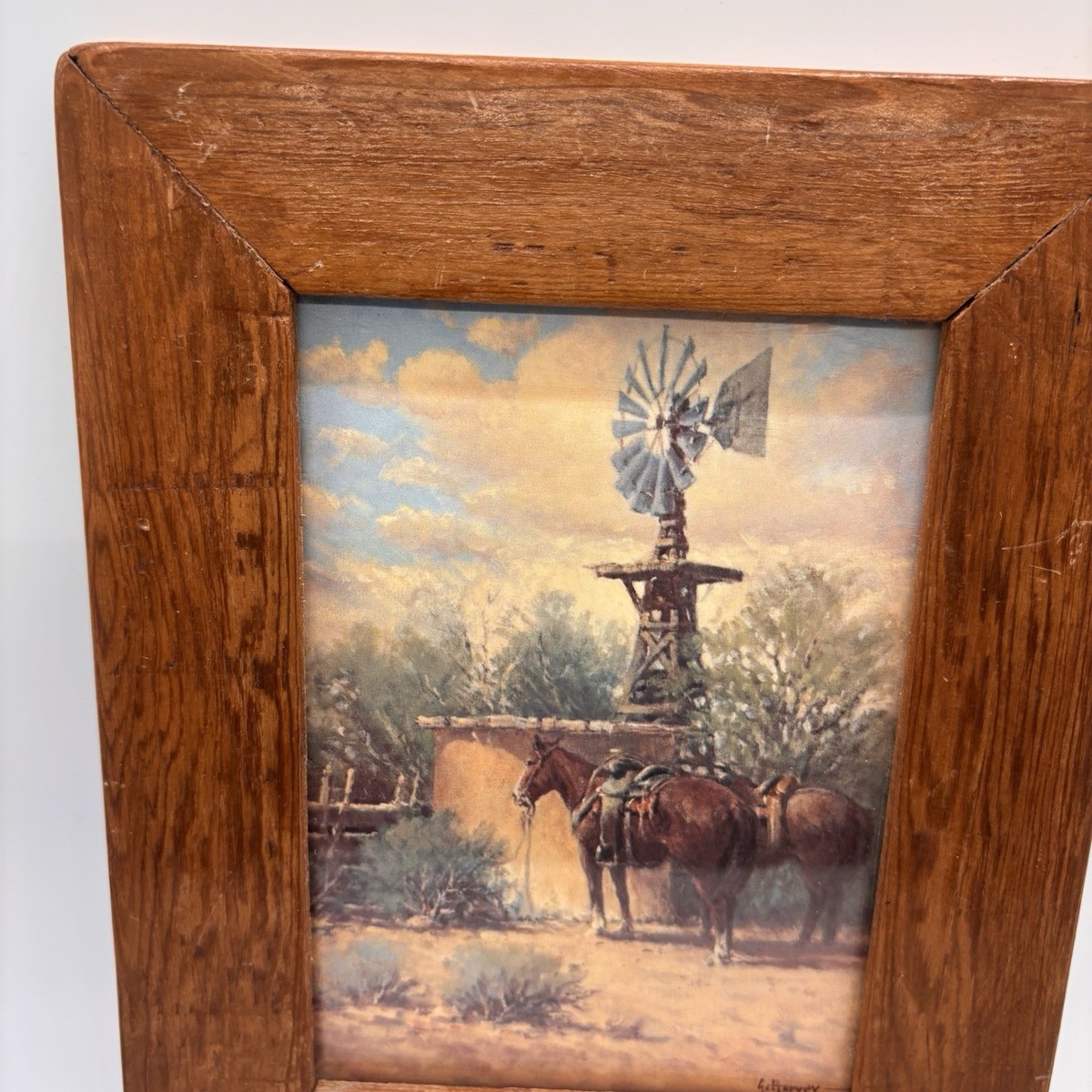 East Wind 非売品 見本盤 Art Farmer Hank Jones G. Harvey Gerald Harvey Jones Framed Print Windmill Horses Country