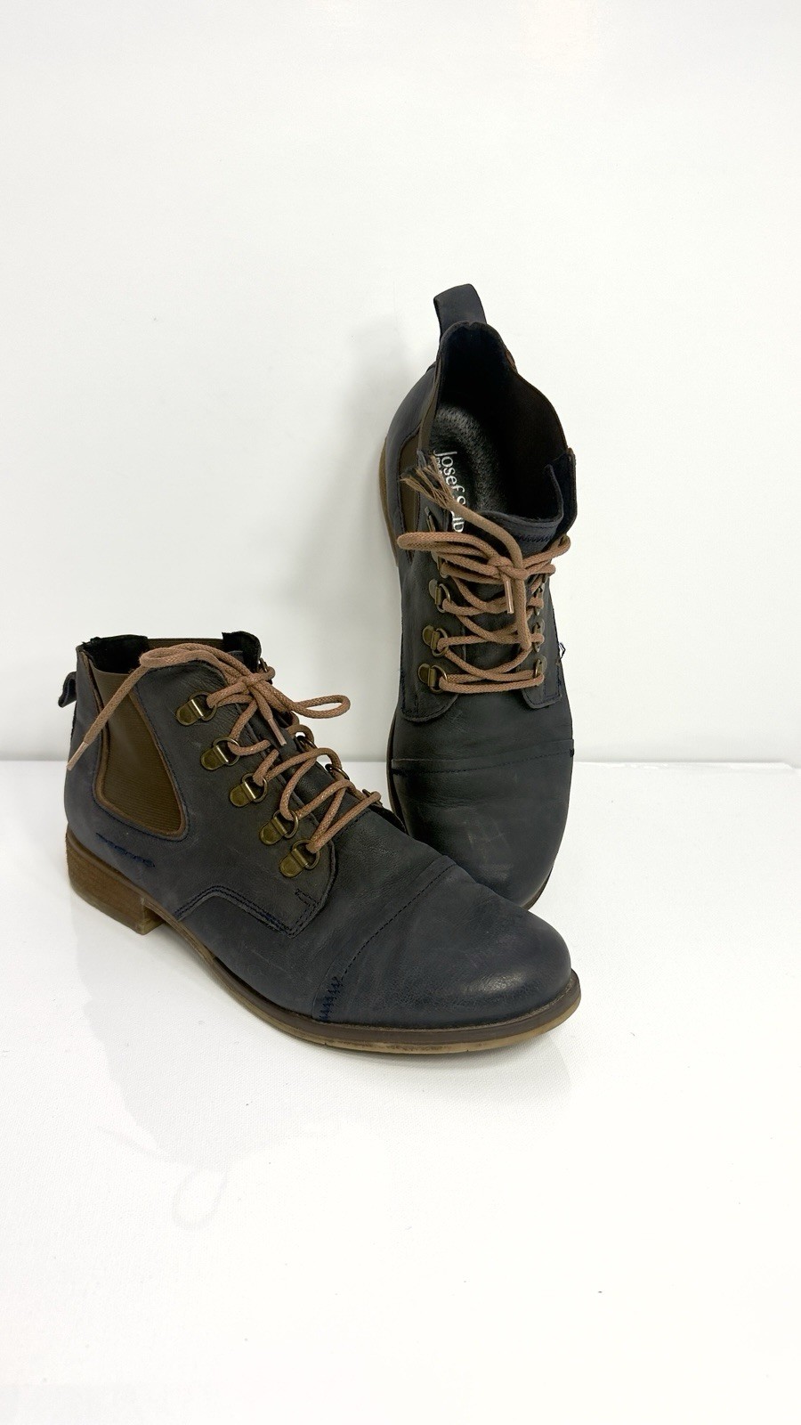 Josef Seibel Sienna 03 Ankle Booties Navy Women’s Size 40  US 9- 9.5