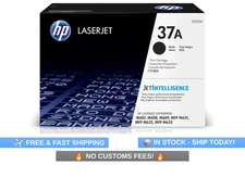 Genuine HP 37A (CF237A) Black Toner Cartridge – for LaserJet Enterprise - NEW -