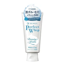 Shiseido SENKA Perfect Whip Face Wash Facial Cleansing Foam White Clay 120g