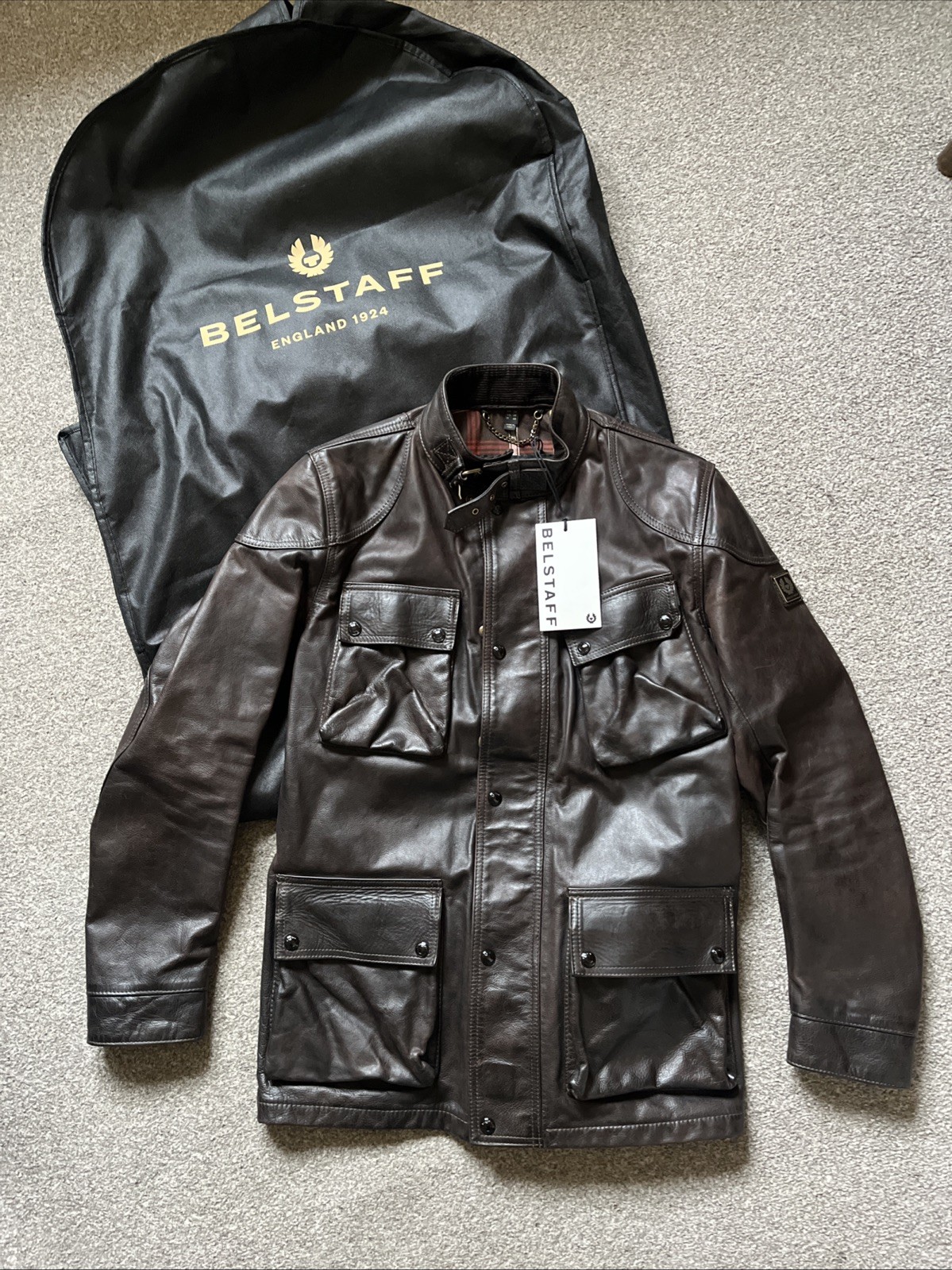 BNWT belstaff Legacy Trialmaster Panther 1966 UK38 IT48 Medium RRP£1395