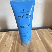 Schwarzkopf got2b Chillin' Light Hold Hair Gel, Gel Formulation, 6 oz Blue