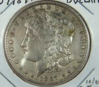 1897-O AU/BU Cleaned Obverse Details - Morgan Silver Dollar $1 New Orleans