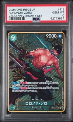 ロロノア・ゾロ 118　PSA10　2nd ANNIVERSARY SET 2024 ONE PIECE JAPANESE 2ND ANNIVERSARY SET #118 RORONOA ZORO PSA