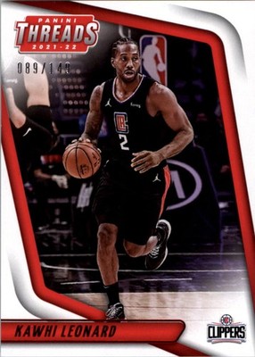 2021-22 Panini Chronicles Red #80 Kawhi Leonard Threads /149 - BSK