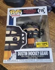 Funko Pop Stranger Things Dustin Hockey Gear 719 Vinyl Hot Topic Exclusive