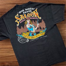 Vintage Tombstone Arizona Big Nose Kates Saloon T-Shirt Large Black Mens 90s
