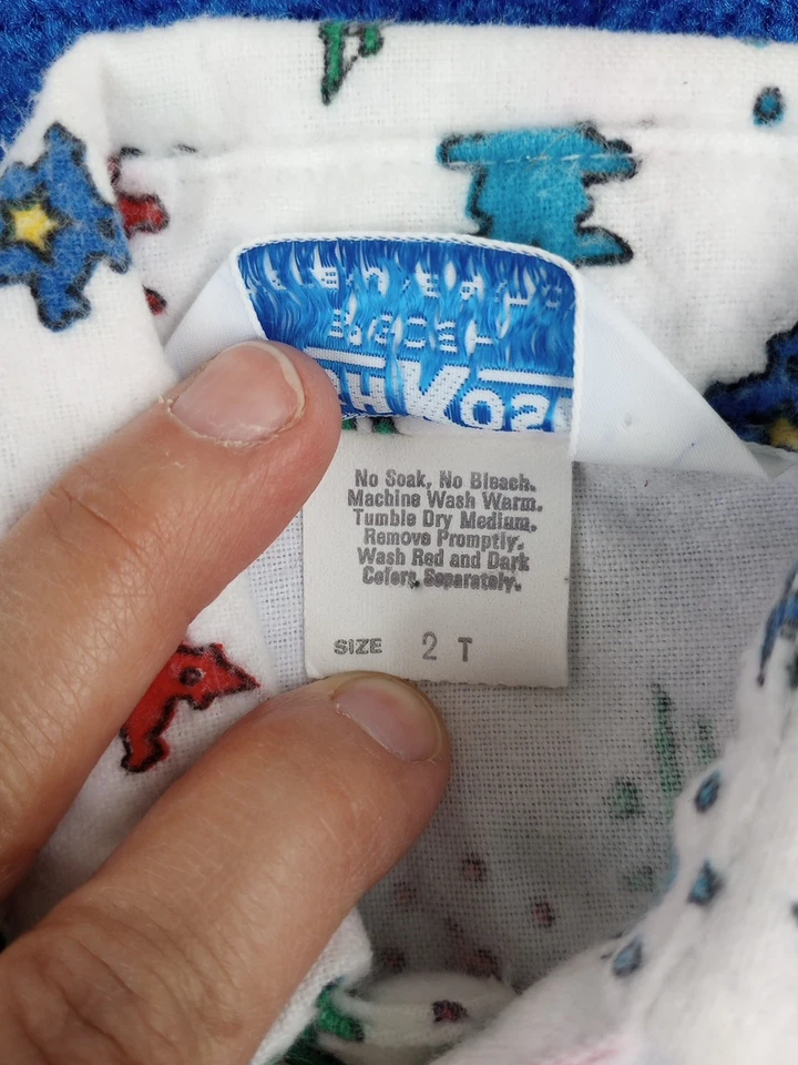 Camisa De Colección Bebé Niño Años 80 OshKosh Payaso AOP EE. UU. EN MUY BUEN ESTADO 2T Foto 4 de 4