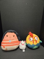 Disney Squishmallow Moana, Hei Hei, Pua plush 3 Piece set