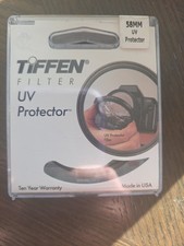 Tiffen 58mm UV Protector Filter New in Box Sealed Made In USA