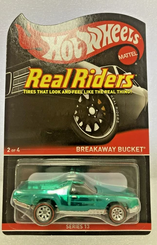 2013 Hot Wheels Real Riders RLC 948/3000 Breakaway Bucket W/Case New Red Line