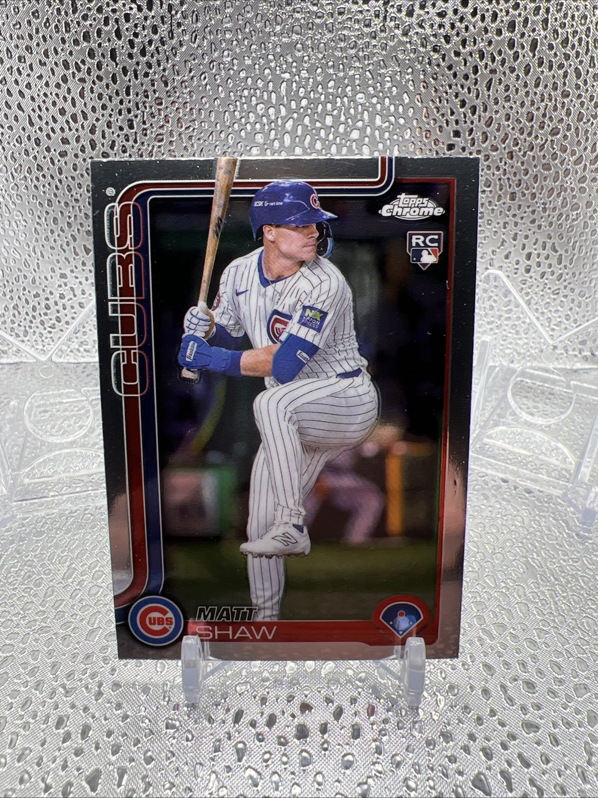 2025 TOPPS CHROME MATT SHAW ROOKIE #219 Chicago Cubs