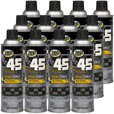 #ad #ad Zep 45 Dual Force Multi Purpose Lubricant and Penetrant Aerosol $149.99