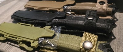 3 Pack Heavy Duty Outdoor Knives With Sheaths. Brand New With Boxes