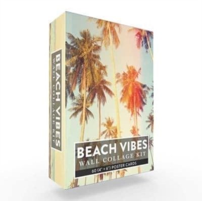 Beach Vibes Wand Collage Set: 60 (4 × 6) Posterkarten von Adams Media Karten