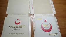 SCATOLE SIGARETTE ANNI 70 YASET  COPPIA TURCHIA VD SVIZZERA VUOTE