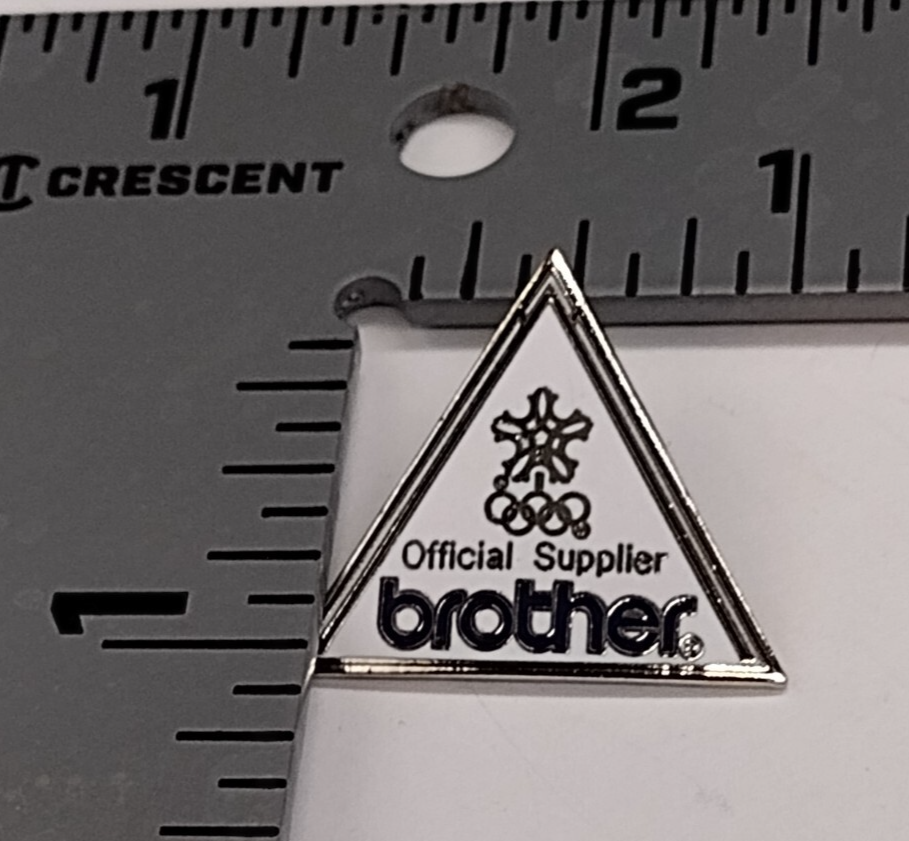 BROTHER Official Supplier Winter Olympic Triangle Lapel Pin | eBay